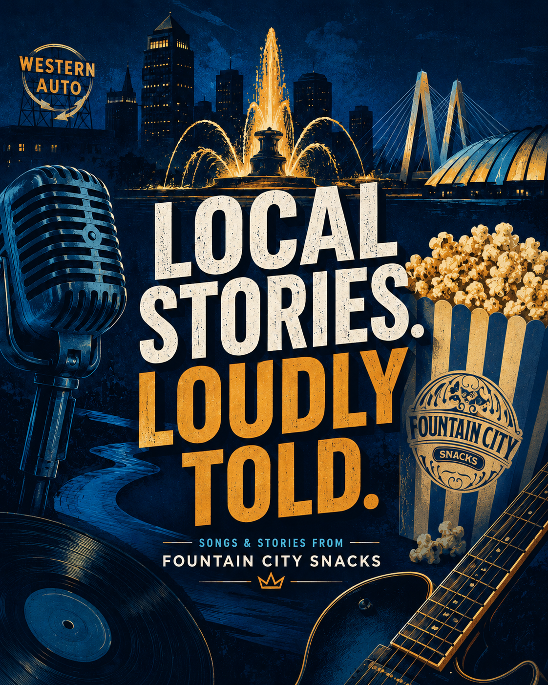 Local Stories Loudly Told artwork for Fountain City Snacks music